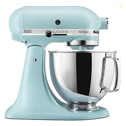 KitchenAid Artisan Series 5 Quart Tilt Head Stand Mixer with Pouring Shield KSM150PS, Mineral Water