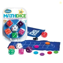 ThinkFun Math Dice Junior Game - Engaging Math Skills Builder | Perfect for Kids Aged 6+ | Aids in Mental Agility | Toy of The Year Nominee
