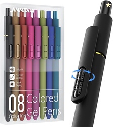 Colorful Gel Pens - 8 Pcs 