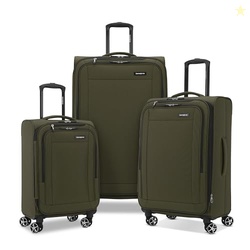 Samsonite Saire LTE Softside Expandable Luggage with Spinners | Olive Green | 3PC (CO/MED/LG)