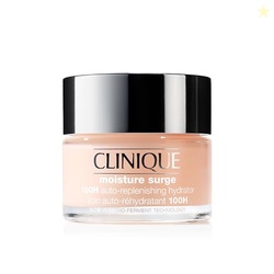 Clinique Moisture Surge 100H Auto-Replenishing Hydrator Oil Free Face Moisturizer | With Hyaluronic Acid, Aloe Bioferment and Vitamins C + E | For All Skin Types | Hydrating + Moisturizing, 1.7 Fl Oz