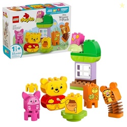 LEGO DUPLO Disney Winnie The Poohs Birthday Party Building Set - Baby Toy for 18 Months and Up - Sensory Toys to Inspire Imaginative Play - Building Blocks for Toddlers 1-3 - 10457