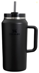 STANLEY Quencher H2.0 Tumbler with Handle & Straw 64 oz | Flowstate 3-Position Lid | Large Capacity for Travel & Sports | Insulated Stainless Steel Cup | BPA-Free | Black 2.0