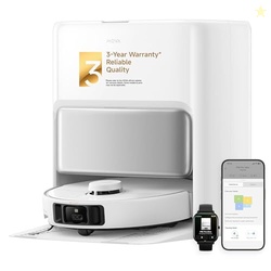 Mova P50 Pro Ultra Robot Vacuum and Mop, 19,000Pa Suction with Anti-Tangle Brush, Removable & Liftable Mop for Carpet & Floor, 167 Mop & Washboard Self Drying & Cleaning, Auto Empty & Refill