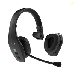 BlueParrott S650-XT Bluetooth Wireless Headphones 96% Noise Canceling Over Head Trucker Headset with Mic, 2-in-1 Convertible Stereo to Mono with ANC, IP54-Rated Protection, 36 hrs. Talk Time, Black