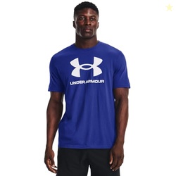 Under Armour Men's Sportstyle Logo Short Sleeve T Shirt, (400) Royal / / White, XX-Large