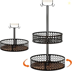 Heavy-Duty 2 Tier Lazy Susan Organizer