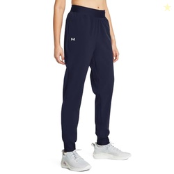 Under Armour Womens Armoursport Woven Pants, (410) Midnight Navy / / White, XX-Large Tall