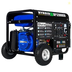 DUROMAX XP12000EH 12,000-WATT DUAL FUEL PORTABLE GENERATOR  GAS & PROPANE, ELECTRIC START, WHOLE HOME BACKUP POWER, TRANSFER SWITCH READY, RV & EMERGENCY READY