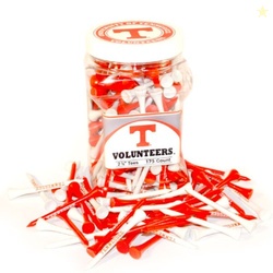 Team Golf NCAA 2-3/4" Golf Tees, 175 Pack, Regulation Size, Multi Team Colors