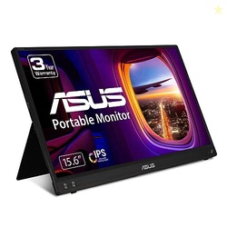 ASUS ZENSCREEN 15.6 1080P PORTABLE MONITOR (MB16ACV) - FULL HD, IPS, EYE CARE, FLICKER FREE, BLUE LIGHT FILTER, KICKSTAND, USB-C POWER DELIVERY, FOR LAPTOP, PC, PHONE, CONSOLE