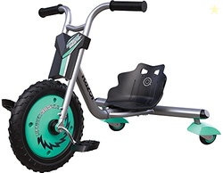 Razor RipRider 360 Mini, 360 Degrees Spinning Caster Trike, Dual Inclined Rear Casters for Easy Spinning and Drifting, Durable Welded Steel Frame and Fork, Adjustable Bucket Seat
