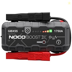NOCO Boost X GBX55: 1750A UltraSafe Jump Starter  12V Lithium Battery Booster Pack, Portable Jump Box, Power Bank & Jumper Cables - for 7.5L Gas and 5.0L Diesel Engines