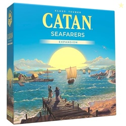 CATAN SEAFARERS BOARD GAME EXPANSION (6TH EDITION) STRATEGY GAME FOR KIDS AND ADULTS, AGES 12+, 3-4 PLAYERS, 60 MINUTE PLAYTIME, MADE BY CATAN STUDIO