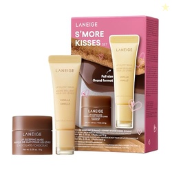 LANEIGE SMORE KISSES SET: HYDRATING CHOCOLATE LIP SLEEPING MASK & VANILLA LIP GLOWY BALM