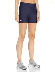 Under Armour Women's Team Shorty 4 , Midnight Navy (410)/White , Medium