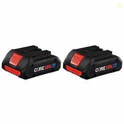 BOSCH GBA18V40-2PK 18V CORE18V LITHIUM-ION 4 AH ADVANCED POWER BATTERY, 2-PACK