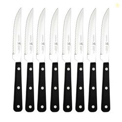 HENCKELS Razor-Sharp Steak Knife Set of 8, German Engineered Informed by 100+ Years of Mastery