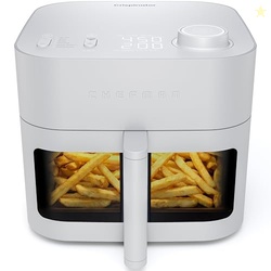 Chefman Crispinator Air Fryer 6-in-1 with 8 Qt capacity, 450F Max Temp with TurboFry Pro Technology for Fast and Even Results, Viewing Window, Nonstick Ceramic Basket