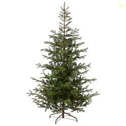 National Tree Company 7.5 ft Unlit Norwegian Spruce Artificial Christmas Tree, 1,325 Tips, Includes Stand, Green