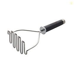 KITCHENAID GOURMET STAINLESS STEEL WIRE MASHER, 10.24-INCH, BLACK