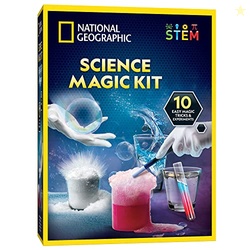National Geographic Magic Chemistry Set  Science Kit for Kids with 10 Amazing Magic Tricks, STEM Projects and Science Experiments, Science Toys, Great Gift for Boys and Girls 8-12