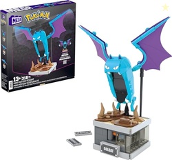 MEGA Pokmon Building Toys Set Mini Motion Golbat with 313 Pieces, Wing Flapping Motion, 5 Inches Tall, for Adult Collectors