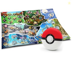 Pokemon Trainer Mission - Electronic Detector Will Guide You On 40 Missions, Voice & Light Instructions, Collect 65, Trainer Map, Kids 5+ Brown Box Packaging