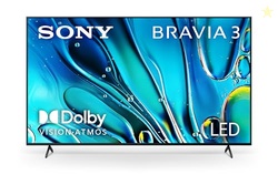 Sony 85-Inch Class 4K Ultra HD BRAVIA 3 LED Smart TV with Google TV, Dolby Vision HDR, and Exclusive Features for PlayStation5 (K-85S30)