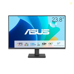 ASUS 24 1080P Eye Care Monitor (VA249QG) - IPS, Full HD, 99% sRGB, Frameless, 120Hz, Adaptive-Sync, 1ms, Speakers, HDMI, DisplayPort, VGA, Low Blue Light, Flicker Free, Wall Mountable, 3 yr Warranty