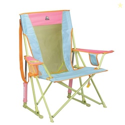 GCI Outdoor Comfort Pro Rocker Camping Chair | Portable Folding Rocking Chair with Durable Armrests & Drink Holder  Sweet Tea