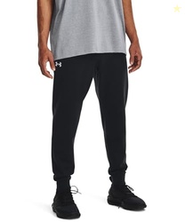 Under Armour Men's Rival Fleece Joggers, (001) Black / / White, Large