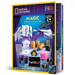 NATIONAL GEOGRAPHIC MAGIC ADVENT CALENDAR 2025  24 DAYS OF MAGIC TRICKS & SCIENCE EXPERIMENTS, HOLIDAY COUNTDOWN CALENDAR FOR KIDS, CHRISTMAS ACTIVITY