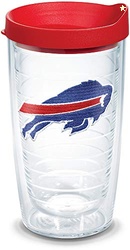 Tervis Made in USA Double Walled NFL Buffalo Bills Insulated Tumbler Cup Keeps Drinks Cold & Hot, 16oz, Primary Logo