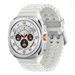 Samsung Galaxy Watch Ultra (2025) 47mm LTE Smartwatch, Titanium Casing, Advanced Sleep Coaching, Running Coach, Energy Score, Heart Rate Tracking, GPS, Titanium White [US Version, 2 Yr Warranty]