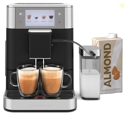 KitchenAid Fully Automatic Espresso Machine KF8 with Milk Attachment & Plant Based Milk Options, KES8558BK, Cast Iron Black