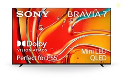 Sony 65 Inch Mini LED QLED 4K Ultra HD TV BRAVIA 7 Smart Google TV with Dolby Vision HDR and Exclusive Features for PlayStation5 (K-65XR70)