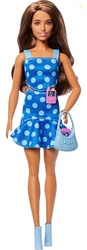 Barbie Fashionistas Doll #242, Doll with Type 1 Diabetes Wearing Polka Dot Outfit and Accessories, in Partnership with Breakthrough T1D