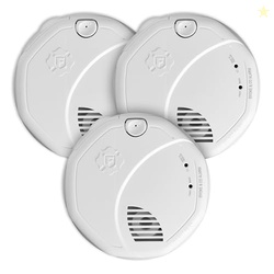 First Alert SMCO100 Battery-Operated Combination Smoke & Carbon Monoxide Alarm - 3 Pack