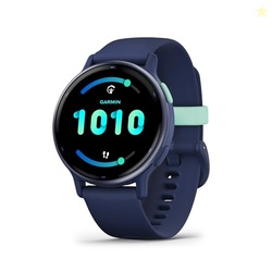 Garmin vvoactive 5, Health and Fitness GPS Smartwatch, AMOLED Display, Up to 11 Days of Battery, Navy
