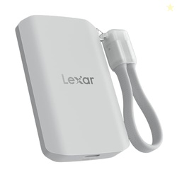 Lexar 1TB ES5 Magnetic External SSD, Up to 2000MB/s, Compatible w/MagSafe, USB-C Smartphones, iPhone 15/16 or Above, PC, Mac, Supports Apple ProRes & Samsung Pro Video, Silver (LES5XXX001T-RNWNU)