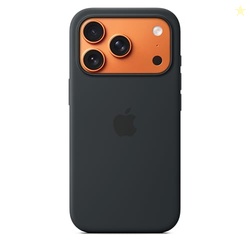 APPLE IPHONE 17 PRO SILICONE CASE WITH MAGSAFE AND CAMERA CONTROL: LIGHTWEIGHT PHONE CASE, WIRELESS CHARGING COMPATIBLE, SMOOTH MATTE FINISH; BLACK