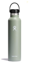 Hydro Flask Water Bottle - Insulated Stainless Steel - Non Spill, Leakproof in 24 Oz Agave Green