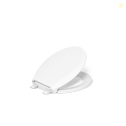 KOHLER 4639-RL-0 Cachet ReadyLatch Round Toilet Seat Soft Close, White