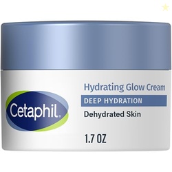 Cetaphil Deep Hydration Healthy Glow Daily Face Cream, 1.7 oz, 48 Hour Dry Skin Face Moisturizer for Sensitive Skin, With Hyaluronic Acid, Vitamin E & Vitamin B5