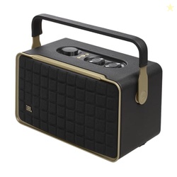 JBL Authentics 300 Portable Wireless Bluetooth Speaker (Black/Gold)
