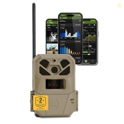 Moultrie Edge 2 Pro Cellular Trail Camera - Auto Connect Nationwide 4G LTE - On Demand 40MP Photo - 1440P Video with HD Audio - Ai False Trigger Elimination - 100 Ft Detection Range - No-Glow Flash