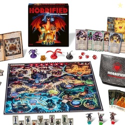 Ravensburger Horrified Games  Dungeons & Dragons  Strategy Board Game  Boost Critical Thinking & Teamwork  Cooperative Gameplay  Unique Monster Challenges  1 to 5 Players  Adults & Kids 10+