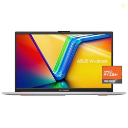 ASUS Vivobook Go 15.6 Slim Laptop, AMD Ryzen 5 7520U, 8GB, 512GB, Windows 11 Home, Cool Silver, Military Grade Durability, Fast Charging, Webcam Shield, E1504FA-AS54