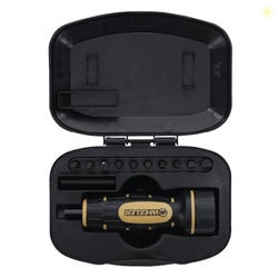 Wheeler Manual Firearms Accurizing Torque Wrench with Inch/Pounds Measurement, Bits and Storage Case for Scope Mounting, Gunsmithing and Maintenance